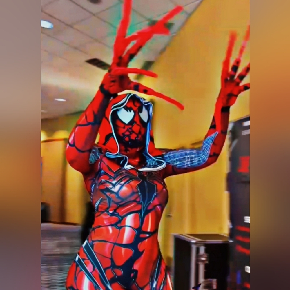 Ghost Spider Carnage-ized Costume